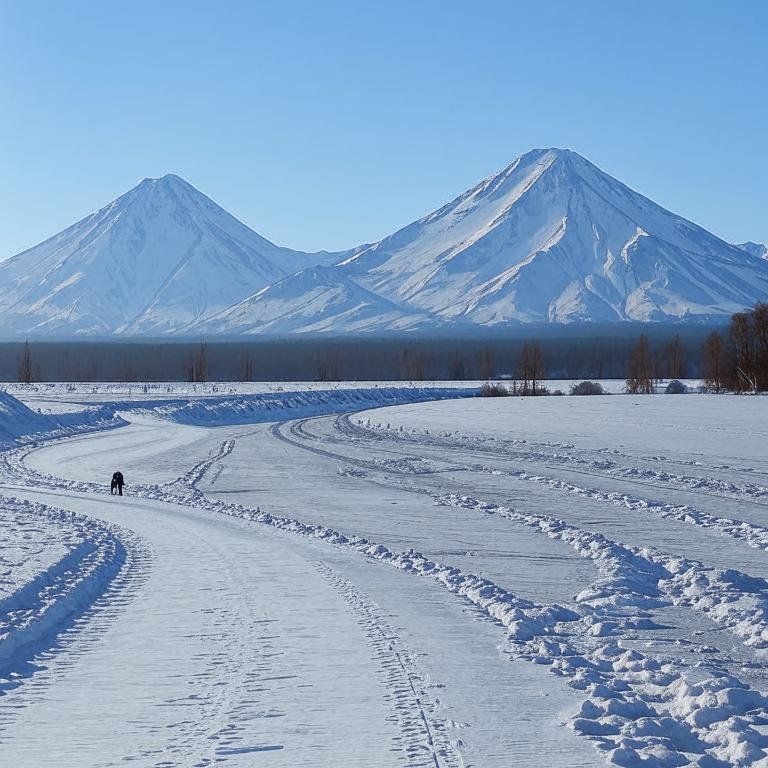 Winter adventures in Kamchatka: volcanoes, skiing and hot springs